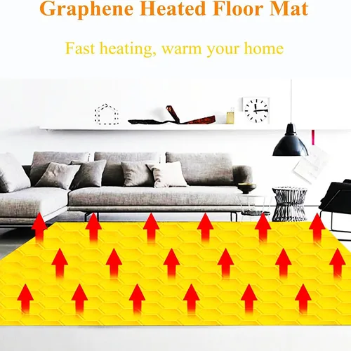 Miniatura 2 de Electric Carpet, Heated Floor Mat, Instant Warmth Waterproof Electric Heating Pad, Home Heated Foot Warmers, Portable Electric Heating Area Rug