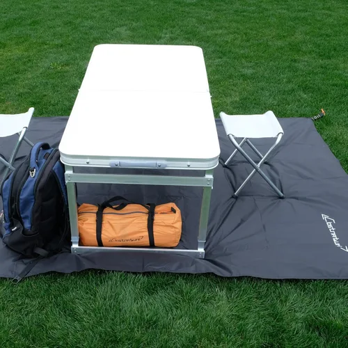 Miniatura 9 de Clostnature Huella de Tienda de Campaña - Lona Impermeable para Camping, Protector de Suelo de Tienda Resistente, Alfombrilla Ultraligera para Negro