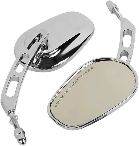 Miniatura 2 de Espejo retrovisor para motocicleta de 0.315 in para Harley Road King Sportster Fatboy Dyna FXDF FLSTF Softail