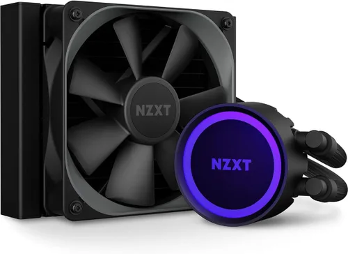 NZXT Kraken 120 - Enfriador líquido de CPU RGB todo en uno - Diseño de espejo infinito - Impulsado por CAM