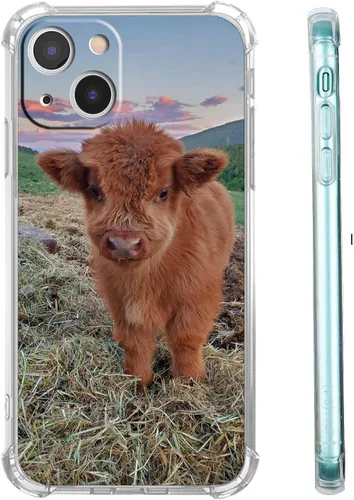 Miniatura 9 de Funda con diseño de flores de gato para iPhone 13 Mini, diseño estético de animales lindos, funda completa de TPU suave para iPhone 13 Mini Flor