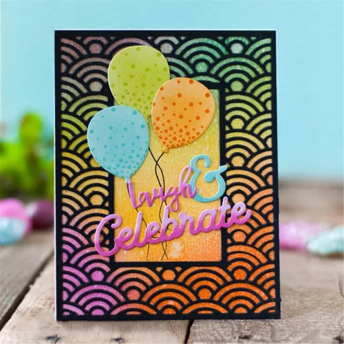 Miniatura 31 de Troqueles de corte para hacer tarjetas de papel, marco de fondo de Navidad 3D, plantillas de metal, herramientas de álbumes de recortes, plantilla