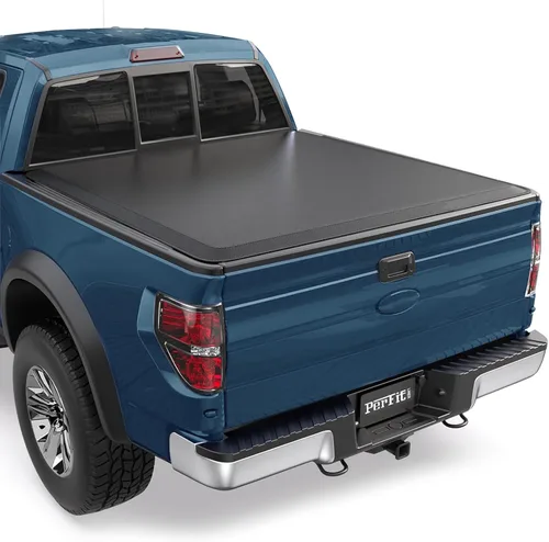 Miniatura 10 de Low-Profile Flip-Up Hard Tri-Fold Tonneau Cover for Ford Ranger (2019-2023)—Fits 5.0ft Short Bed
