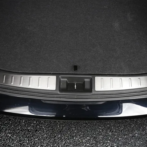 Miniatura 3 de Accesorios de automóvil para Mitsubishi New Outlander 2022 2023, protector de parachoques interior trasero, protector de placa de desgaste de carga