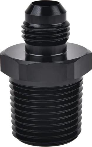 Miniatura 18 de EVIL ENERGY Adaptador de ajuste de 6AN a 3/8" NPT macho de 90 grados, aluminio