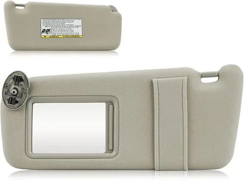 Miniatura 17 de Visera solar con luz para Toyota Camry 2007-2011 con techo solar, lado derecho del pasajero gris. Reemplaza 74320-06800-B0