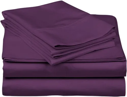 Miniatura 64 de Epic Cotton Juego de sábanas de 6 piezas, 100% algodón egipcio, de lujo, súper suave, bolsillos profundos de 12 pulgadas, tamaño King, 1000 hilos