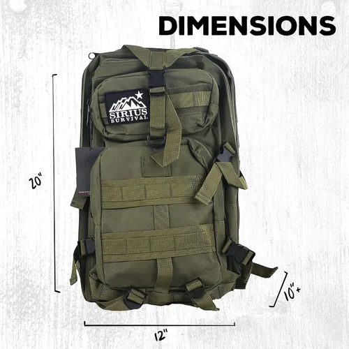 Miniatura 8 de Mochila Bug Out Bag Kit ideal para la familia, mochila de supervivencia para terremotos, huracanes, inundaciones, tornados, incendios y otros