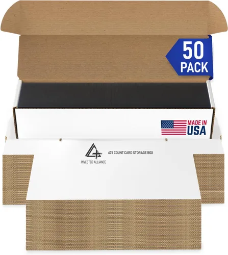 Miniatura 10 de Caja de Almacenamiento Premium para Tarjetas Coleccionables de Deportes, Béisbol, Fútbol Americano, Baloncesto, MTG y TCG para Coleccionistas