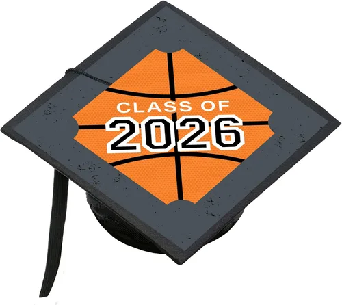 Miniatura 15 de Big Dot of Happiness Béisbol de graduación - Kit de decoración de gorra de graduación 2026 - Cubierta de gorra de graduación