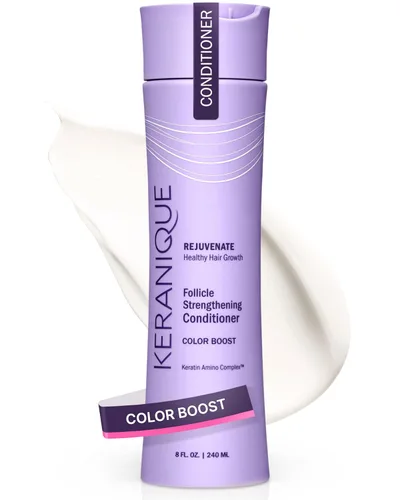 Keranique Acondicionador para cabello teñido, protege y extiende el color, acondicionador sin sulfato para cabello teñido - Acondicionador