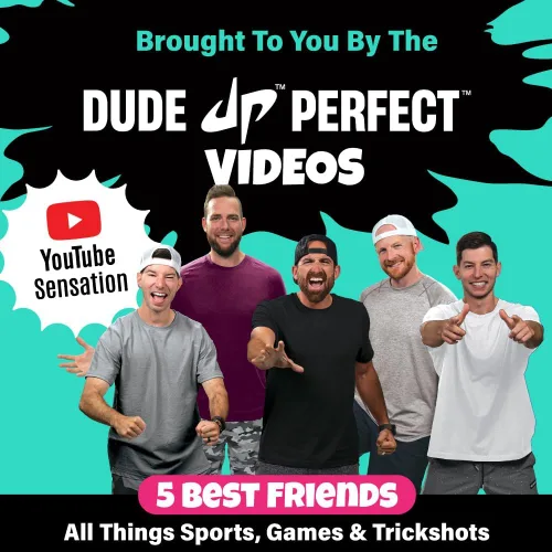 Miniatura 8 de Dude Perfect Sticky Tic Tac Toe y juego de rollos de mesa Juegos para interiores y exteriores, diversión perfecta para noches de juegos familiares