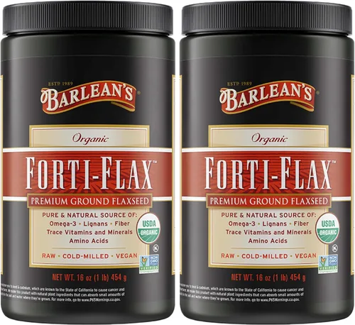 Miniatura 9 de Barlean's Mezcla Orgánica de Semillas de Lino, Chía y Coco con 2,330 mg de Ácidos Grasos Omega 3, Suplemento de Fibra con Semillas de Chía Enteras