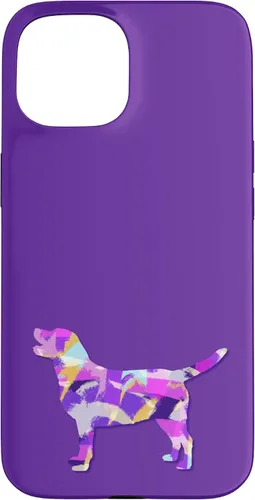 Miniatura 6 de Labrador Retriever Dog Silhouette Purple Pink Yellow Blue Case for iPhone 17