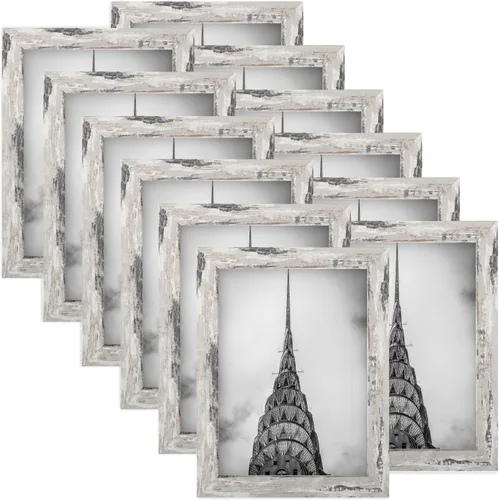 Miniatura 11 de Marcos para fotos de 4 x 6 pulgadas negros, juego de 12 para decoración de pared, galería, collage, marcos para fotos o exhibición en mesa
