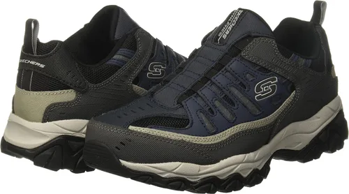 Miniatura 12 de Skechers Afterburn - Tenis deportivos de entrenamiento con espuma viscoelástica para hombre Strike On
