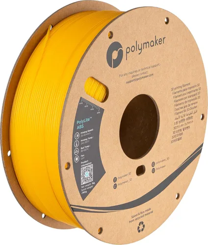 Miniatura 34 de Polymaker Filamento ABS Pro para impresora 3D de 0.069 pulgadas, color negro, ABS de grado de ingeniería de 2.2 lbs con alta resistencia al calor