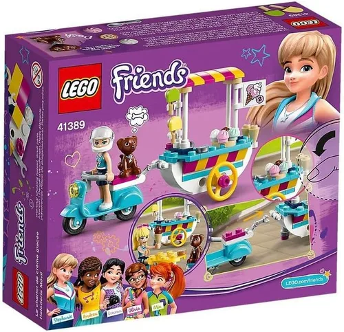 Miniatura 5 de LEGO Friends Ice Cream Cart 41389 Kit de construcción, con la muñeca Friends Stephanie, nuevo 2020 (97 piezas)