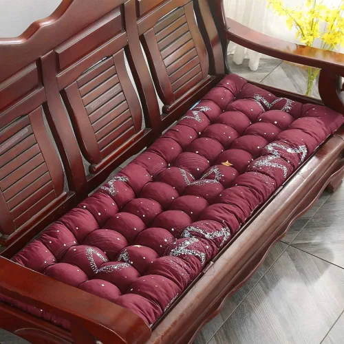Miniatura 19 de Cojín para tumbona gruesa para silla de patio, cojín de asiento portátil, colchón, reclinable, almohadilla para sofá, banco, tatami (solo cojín) A