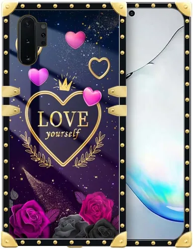 Miniatura 13 de Funda compatible con Samsung Galaxy Note 10 Plus, hermosa mariposa para mujeres y niñas, TPU suave a prueba de golpes, funda cuadrada protectora