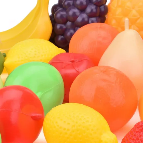 Miniatura 7 de Bolsa de frutas a tamaño real, set de juego para niños, de Liberty Imports