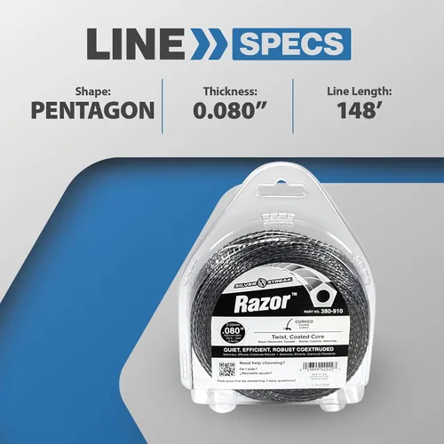 Miniatura 2 de Stens Silver Streak Razor Trimmer Line, 0.080 1/2 lb. Donut, ea, 1