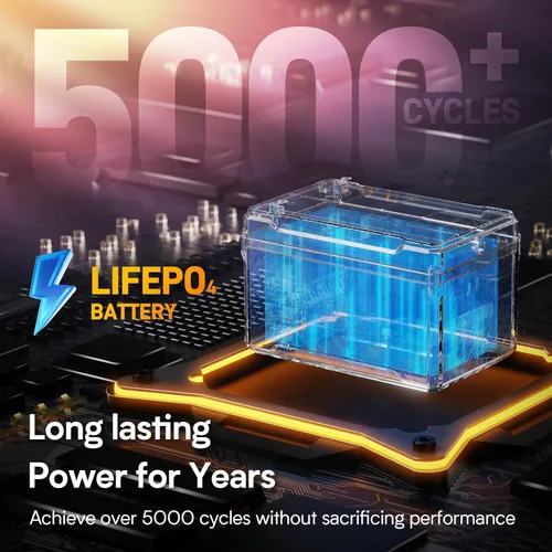 Miniatura 5 de GOLDENMATE Batería LiFePO4 de 12 V 16 Ah, impermeable IP67, batería de litio de 12 V con más de 5000 ciclos profundos, BMS integrado, celda