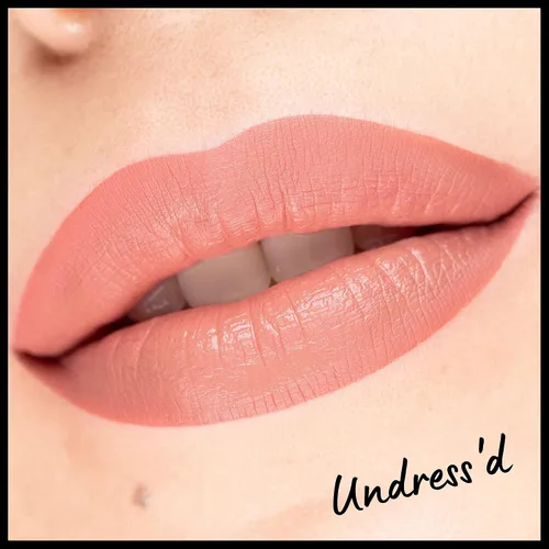 Miniatura 3 de Nyx - Maquillaje profesional; labial líquido de la línea Lingerie XXL, mate, Undress'd (Color rosa en tono desnudo)