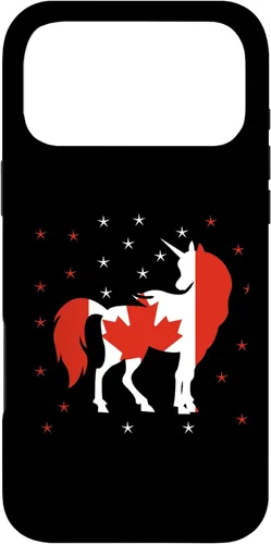 Miniatura 22 de Funda para iPhone 13 Pro Max Unicornio Bandera de Canadá
