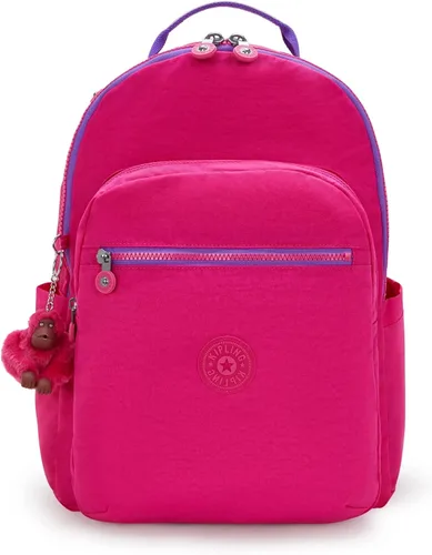 Miniatura 86 de Kipling Mochila para portátil Seoul de 15 pulgadas para mujer, duradera, espaciosa, con correas acolchadas para el hombro, funda protectora