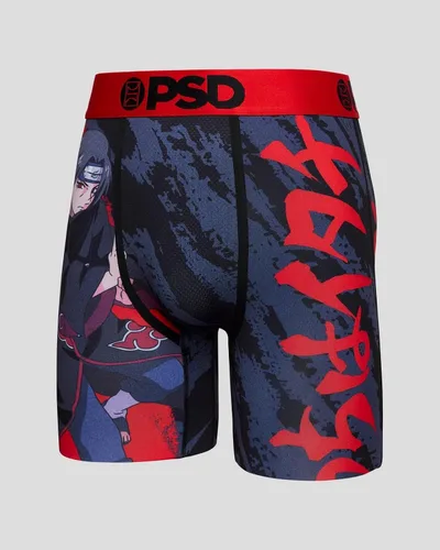 Miniatura 10 de PSD Calzoncillos tipo bóxer Naruto para hombre, transpirable y de apoyo con tela que absorbe la humedad, Itachi Max