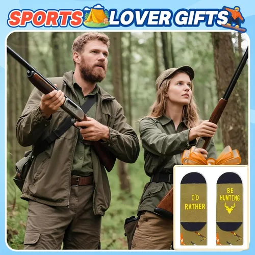 Miniatura 5 de HAPPYPOP Sports Gifts for Men Women - Rock Climbing Running Gifts, Running Hunting Socks