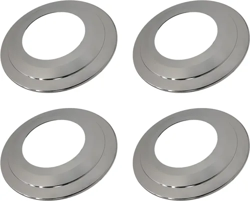 Miniatura 8 de Jolux Paquete de 4 anillos de plata mate para iluminación de lata empotrada de 5/6 pulgadas, plástico, diámetro exterior de 8.6 pulgadas, diámetro