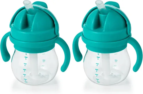 Miniatura 10 de OXO Tot Transitions Vaso con Pajita con Asas Extraíbles - 6 oz. - Blossom