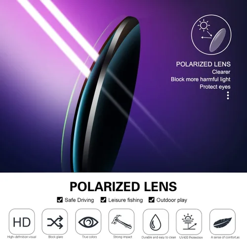 Miniatura 7 de MIRYEA Gafas de sol deportivas polarizadas para hombres y mujeres, para ciclismo, correr, conducir