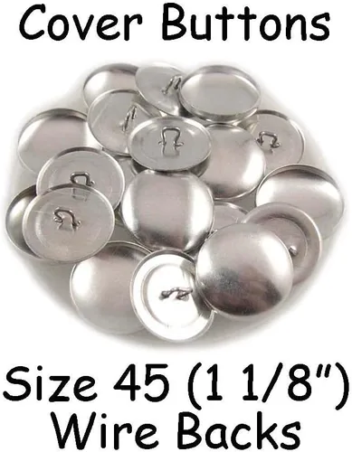 Miniatura 2 de Botones de cubierta - 1 1/8" (talla 45) - Parte trasera de alambre - Cantidad 50