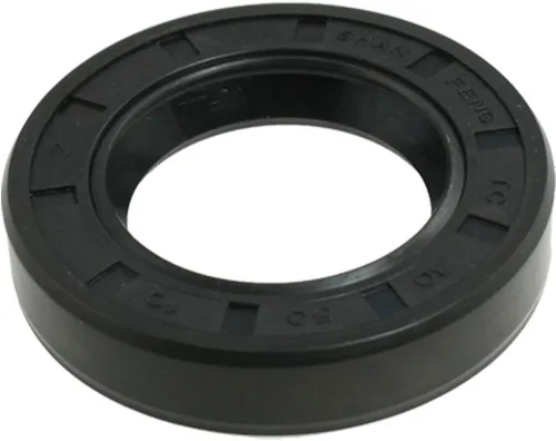 Miniatura 30 de uxcell Caucho doble de los labios del sello de aceite del eje rotatorio métrico 49.2x82.0x16.4 ft m TC, negro