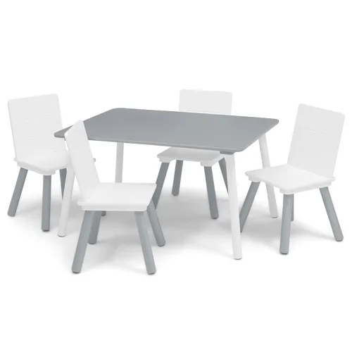 Miniatura 4 de Delta Children Juego de mesa y silla para niños (4 sillas incluidas), ideal para artes y manualidades, merienda, educación en casa, tareas y más