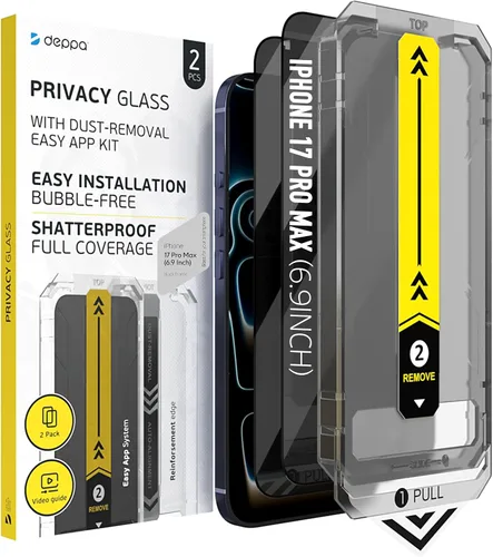 Miniatura 16 de Deppa Pack de 2 Protector de pantalla para iPhone Air (6.5") con bandeja de instalación inteligente Libre de polvo y burbujas Vidrio
