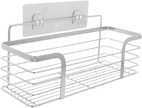 ARTIBETTER Estante para secar platos, 2 unidades, estante de acero inoxidable, estantes de metal, organizador de alimentos, estante de baño