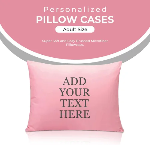 Miniatura 2 de Personalized Passion Fundas de almohada de tamaño estándar (20 x 26 pulgadas), fundas de almohada estándar con cierre de sobre, suaves y acogedoras