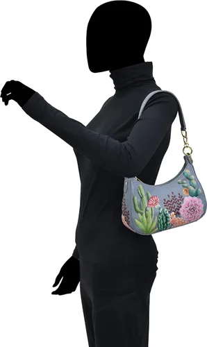 Miniatura 4 de Anuschka Hobo convertible pequeño pintado a mano para mujer