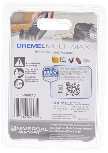 Miniatura 5 de Dremel MM492 - Surtido universal de corte rápido, 3 piezas, negro