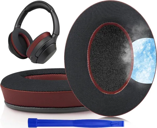 Miniatura 9 de SOULWIT Almohadillas de repuesto de gel refrigerante para auriculares Sony WH-1000XM3 (WH1000XM3), almohadillas con espuma de aislamiento de ruido