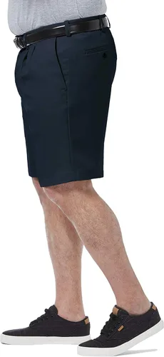 Miniatura 2 de Haggar Cool 18 Pro - Pantalones cortos de ajuste recto plisado en 4 direcciones con cintura expandible para hombre