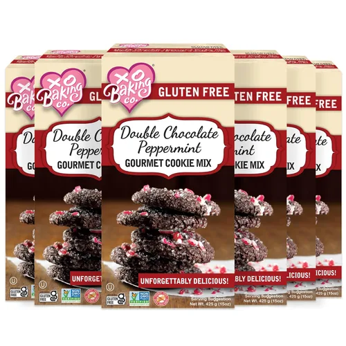 Miniatura 20 de XO Baking Co. Mezcla de galletas gourmet con chispas de chocolate sin gluten; sin OGM, Kosher; sin arroz; sin lácteos; sin maní; sin conservantes