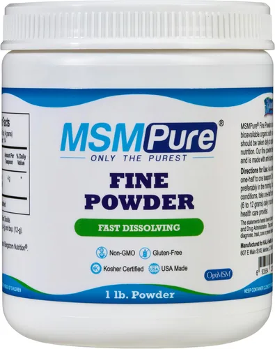 Miniatura 13 de KALA HEALTH MSMPure - Cristales en polvo de MSM finos con sabor a ponche de frutas de disolución rápida, MSM hechos en Estados Unidos para la salud