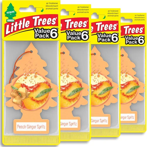 Miniatura 15 de Little Trees - Ambientador de árbol colgante que proporciona un aroma de larga duración para tu hogar o tu auto. Aroma Bayside Breeze, 24