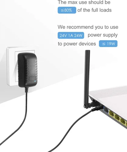 Miniatura 7 de ALITOVE Adaptador de fuente de alimentación de 24V 1A 24W DC 100~240V AC a DC 24 voltios 1 Amp Convertidor 24 VDC 1000mA 800mA 600mA 400mA 200mA