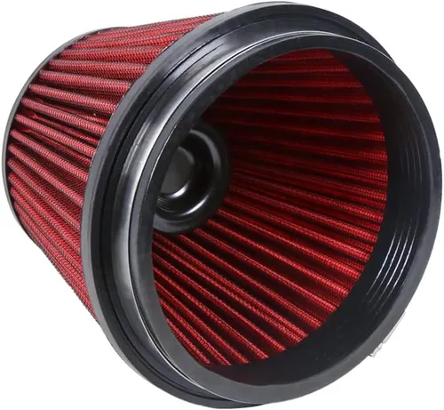Miniatura 25 de KYOSTAR Filtro de aire universal de alto flujo de 3" (76 mm), entrada de aire frío de cono reutilizable, alto rendimiento, lavable, kit de aire seco